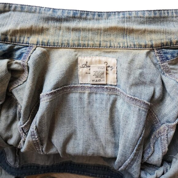 American Rag Faded, Washedout Denim Jean Jacket - Size Small - Picture 8 of 9